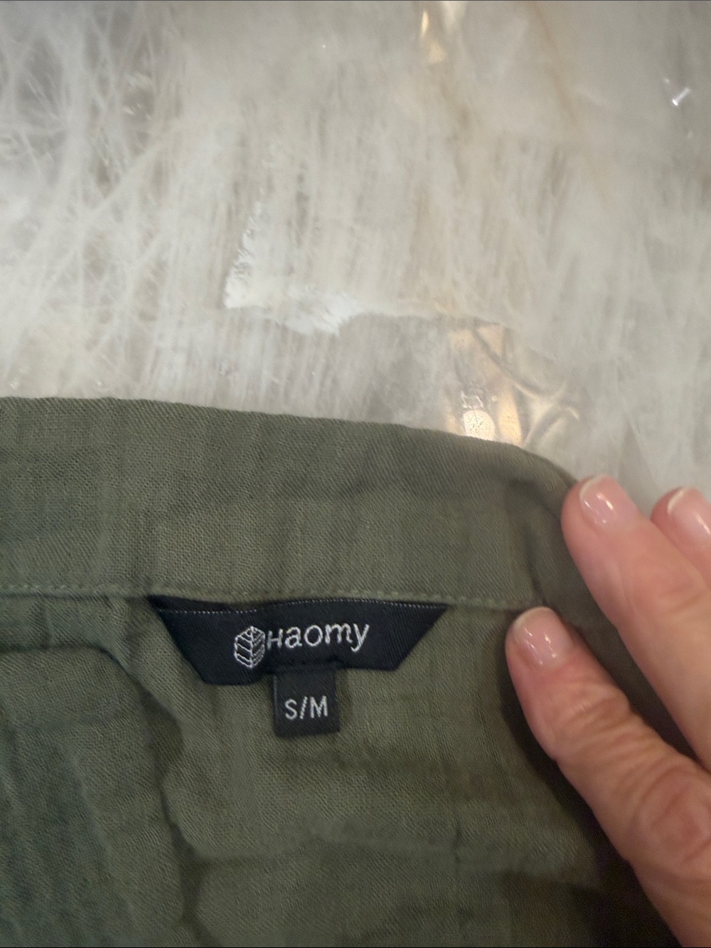 Men’s Olive Green Casual Pants - S/M
